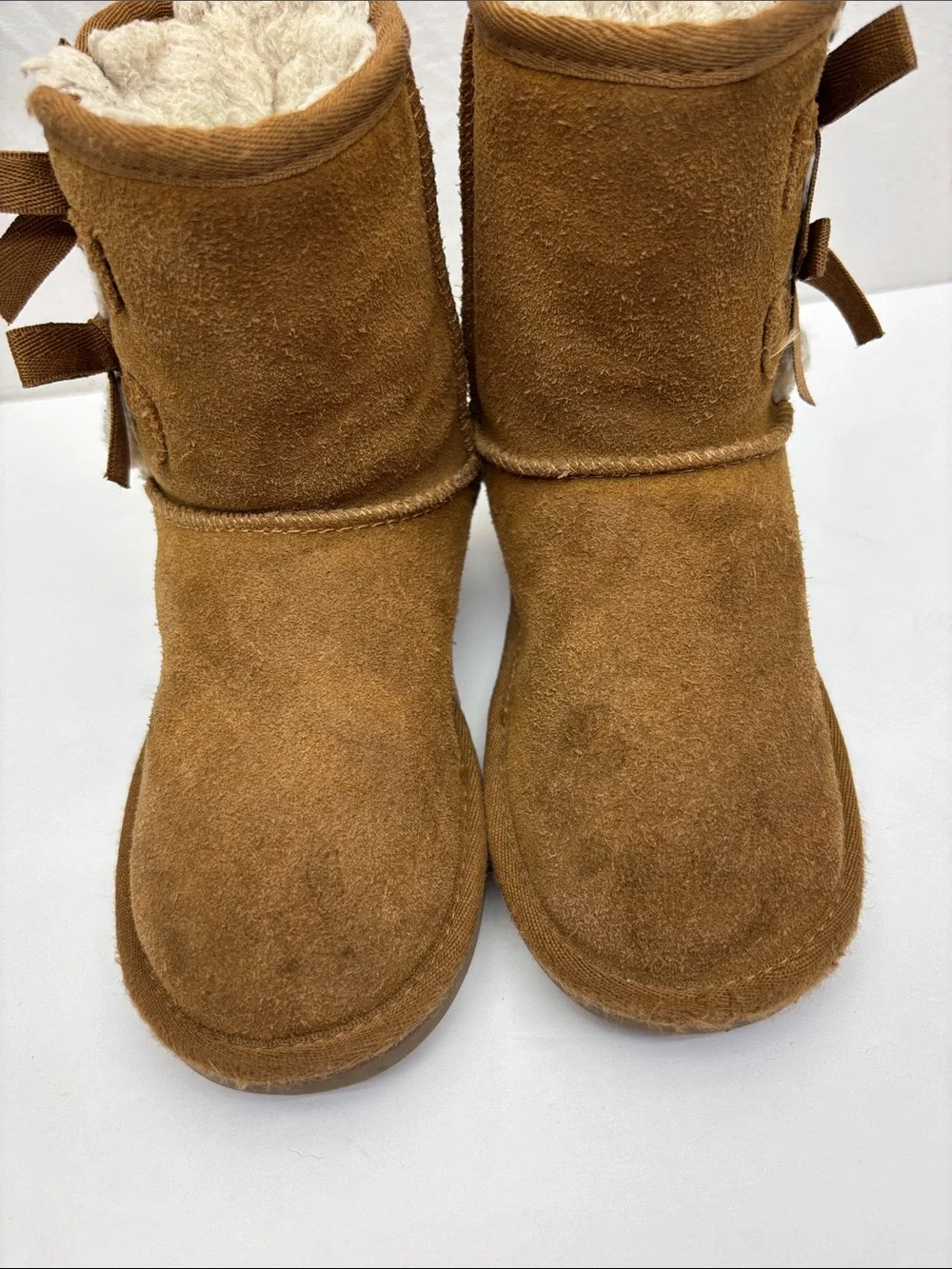 Kookaburra by UGG Kids Brown Boots with Side Bows, size 13, box 74